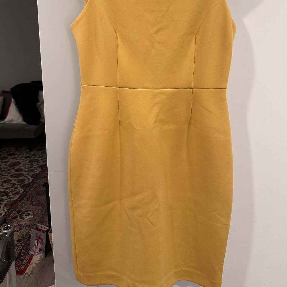 Calvin Klein Cap-Sleeve Scuba Sheath Dress - Picture 4 of 4